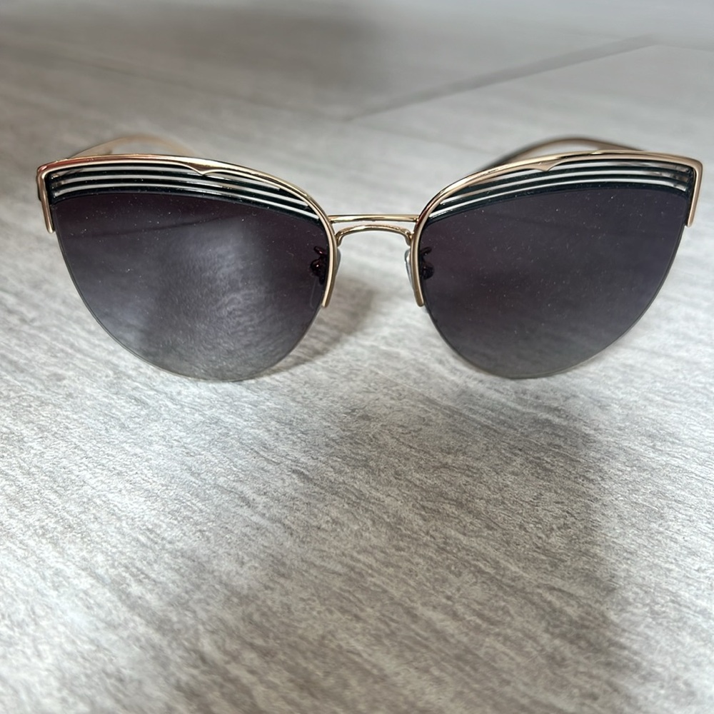 Authentic Like New Bvlgari Gold and Black Sunglasses - Picture 12 of 12